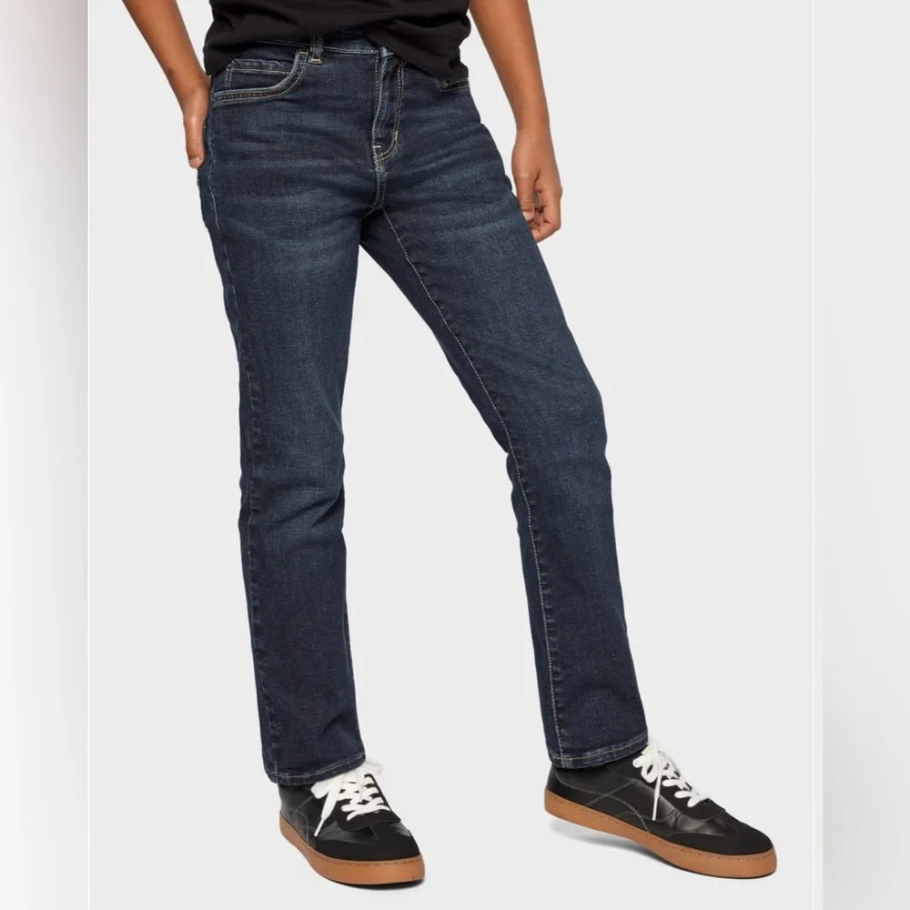 NWT The Children’s Place Boys Straight Jeans Dark Jupiter Blue 16H 16 Husky